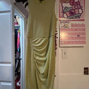 Hoco green sparkly dress